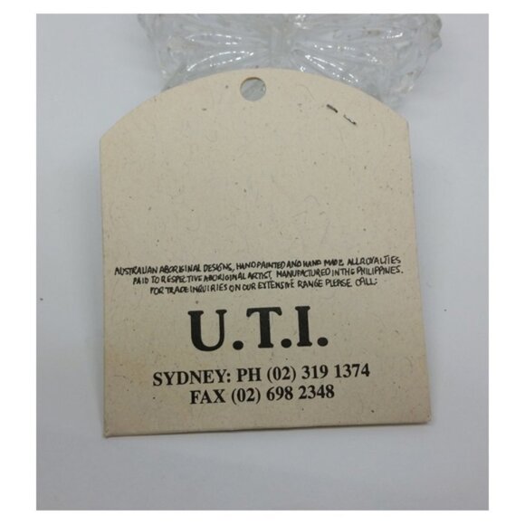 NEW Australian Kangaroo Pin Aboriginal Designs Corkwood Dreaming - Picture 2 of 3